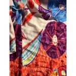 Jams World Vintage Retro Trinity Floral Artwork Button Down Shirt Womens Medium Photo 9