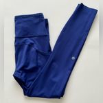 Lululemon fast and free high rise leggings psychic blue 4 Photo 4