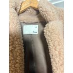 Aritzia Wilfred Teddy Cocoon Coat Camel Tan Size M Photo 2