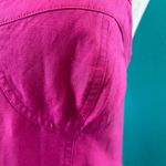 Jonathan Simkhai Kitzia Linen Cover Ups Bustier Midi Dress Tiered Size M Pink Size M Photo 4