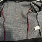 Drew  Black & Ivory Striped Zip-Front Cardigan Sweater Size Small Photo 7