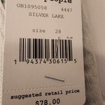 Free People  Side Car Women’s Denim Mini Skirt in Silverlake Wash Size 28 Photo 9