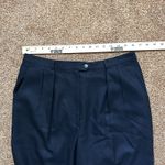 Giorgio Sant' Angelo Wool Pants Slacks Womens Size 16 Navy Blue Photo 3