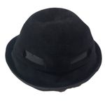 Vintage Deborah Rhodes Black Soft Fabric Hat Photo 2