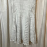 Love...Ady Love Ady White Mesh Sheer Mini White Dress Size M Photo 2