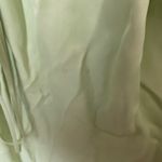 Scotch & Soda  Maison Scotch Lime Green Wrap Summer Sunray Midi Dress Size Medium Photo 10