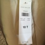 Ann Taylor  NWT Fringe Tweed Shawl Collar Jacket‎ Size 10T Photo 5