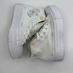 Converse Chuck Taylor all star platforms autumn embroidery White/Moonstone Violet/Mouse Photo 7