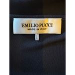 Emilio Pucci Skirt Women 6 Black Blue Geometric Trim Italy A Line Mini Luxury Photo 5