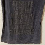 SoulCycle  Burnout Rhinestone Tank‎ Top Womens Size S Gem Bling Rare Gray Photo 3