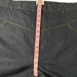 Unique Vintage  20 3X Dark Wash Denim Jeans Women's Straight Leg Star‎ Button Photo 3