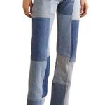 RE/DONE x Levi's Women's Amina Muaddi Patchwork High-Rise Flared Jeans Size 25 Photo 0