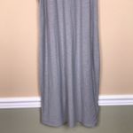 James Perse NWT Standard  Women’s Gray Foil Soft Comfy Racerback Tank Midi Dress Photo 2