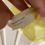 Gap  Yellow Half Button Down Shirt Oxford Popover Yellow Lightweight Summer Small Photo 7