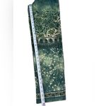 Como Sport Made In Italy Green Victorian Floral Corduroy Pant 6 Boho Chic Hippie Photo 9