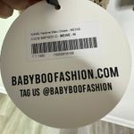 Babyboo NEW Nadine Crochet Maxi Dress Size Medium Beige Khaki Tan Photo 7