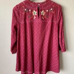 Umgee  Floral Lace Embroidered Top Photo 1