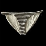 Vitamin A  Stipped Tan/Black/Gold‎ Bikini Bottoms Size 10L Photo 7