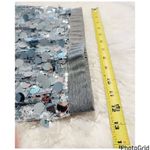 Silver Sequin Midi Skirt with Slit Photo 8