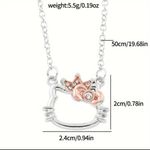 Hello Kitty  Gorgeous Licensed Charm “18 Rhinestone Necklace Photo 1