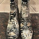 Seven7 Eve Boot Snakeskin Patterned Ankle Boots Photo 0