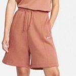 Nike Essential Fleece High Rise Shorts Small Photo 1