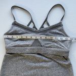 Lululemon tank top Just Breathe Strappy Heather Gray Women’s Size 6 Activewear Photo 8