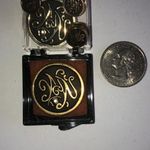 Lot of 5 Weight Watchers Gold Tone & Black Enamel Pins Photo 1