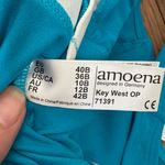 Amoena Key West One Piece Swimsuit Mastectomy Aqua Blue size 10 Cup B NWT Photo 8