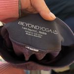 Beyond Yoga Purple Space Dye Mesh Pinstripe Leggings Photo 2