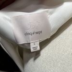 Cinq à Sept Cinq A Sept Gemini Mini Dress Size L White One Shoulder cocktail formal Photo 6