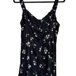 Dress Forum Ditsy Daisy Floral Print Black Tank Romper NWT Medium Photo 1