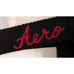 Aeropostale  Tote‎ Bag with Silver White Pom Pom's 12" Tall x 16" Wide Photo 4