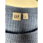 Gap  Women’s Sweater Size Medium Light Blue Textured Knit Long Sleeve Pullover Photo 5