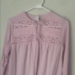 💖 Vintage Kayser Pink Flannel Nightgown — Cozy Cottagecore Petite Sleepwear Size undefined Photo 2