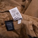 Reformation Tazz Cotton Straight Line High Slit Denim Jean Maxi Skirt Beige 30  Photo 2