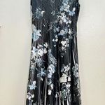 Komarov Floral Print Georgette Chiffon Dress with Jacket Size L Photo 7
