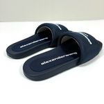 Alexander Wang Logo Pool Slides Uniform Blue EU 39 40 NEW 30221S059 Photo 13