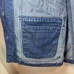 TravelSmith Women's Utility Vest Blue Denim Buttons Pockets Fishing Hiking Large Photo 15