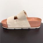 Project Cloud Birch Cream Suede Leather Pismo Slip On Platform Strap Sandals 8 Photo 2