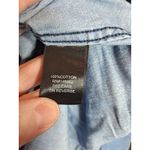 Torrid Women's Blue Denim Medium Wash Cotton Long Sleeve Button Up Shirt Size 1 Photo 5