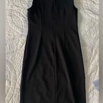 Covington Black Sleeveless Sheath Midi Dress Photo 1