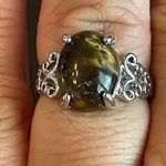 Tigers eye stone ring size 7.75 Photo 8