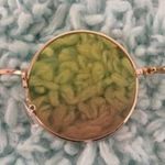 Round Yellow Lens and Gold Metal Frame Sunglasses NWOT Photo 2