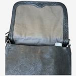 Treasure & Bond  black pebble leather crossbody bag, expandable 12 x 10 ins Photo 5