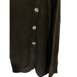 Fantaslook Sweater Womens XL Black Ribbed Full Button Accent Long Sleeve NEW Photo 4