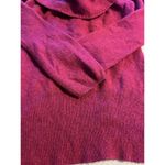 White House | Black Market DARK FUCHSIA PINK SHAWL COLLAR SWEATER SZ M Wool Blend Photo 2