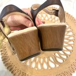 Dansko Sam Clog Teak Brown Leather Ankle Strap Size 38 Photo 8