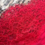 Soma Y2k Retro Red Lace Trim Camisole Blouse Witchy Vampy Goth Romantic Preppy S Photo 10