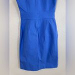 Banana Republic  Halter Bi Stretch Racer Neck Sheath Dress Blue size 8 NEW $138 Photo 7
